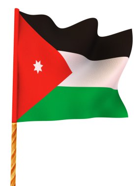 bayrak. jordania