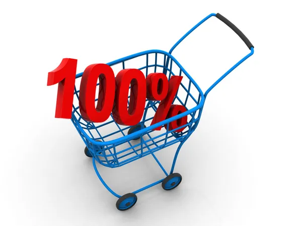 Cestino per consumatori al 100% — Foto Stock