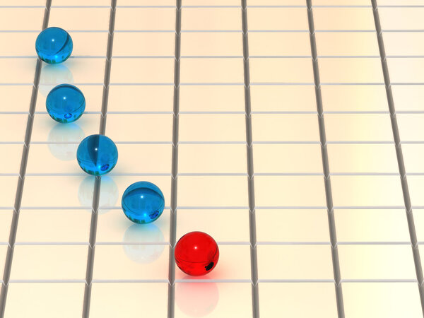 Abstract structure. Menu