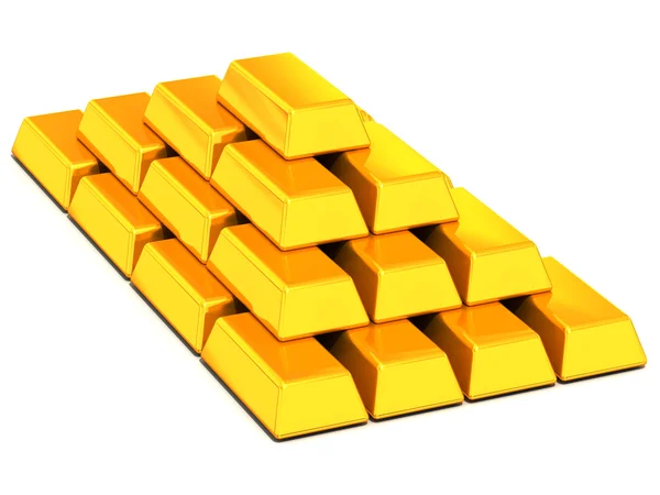 Blokken goud — Stockfoto