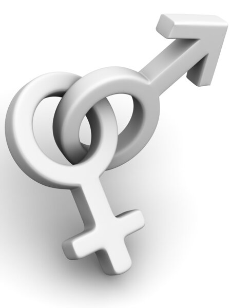 Символ мужчины и женщины. Любовь
