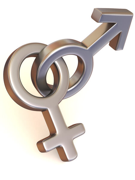 Символ мужчины и женщины. Любовь
