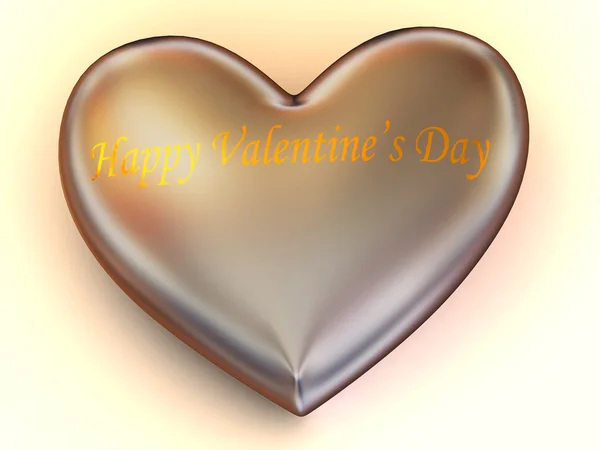 Corazón. Feliz día de San Valentín —  Fotos de Stock