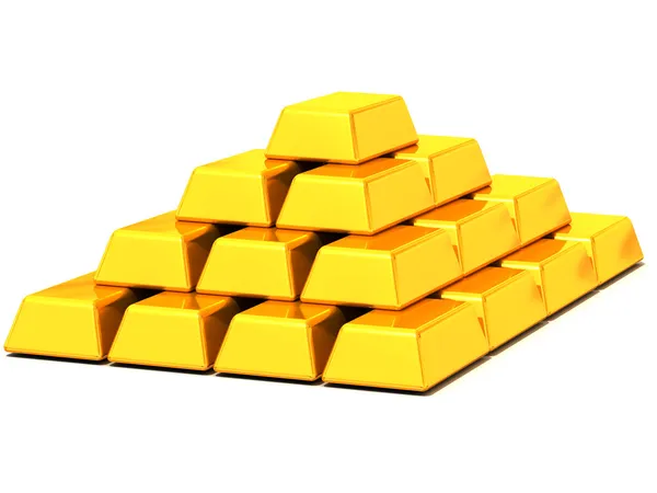 Ingots gold — Stock Photo, Image