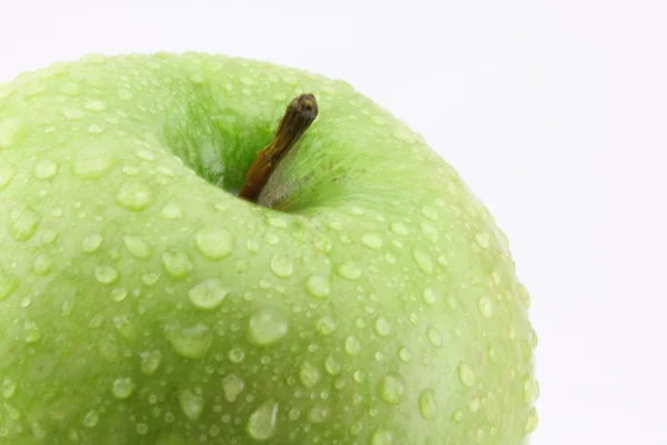 Apple in waterdrops — Stock Photo, Image