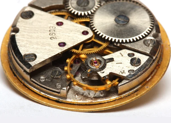 Vintage hodinky mechanismus — Stock fotografie