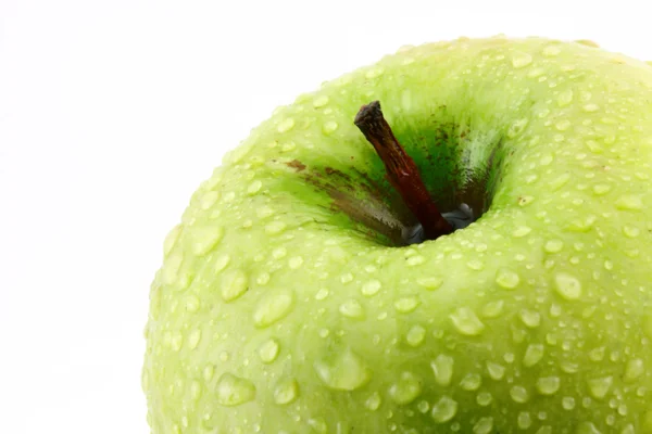 Apple in waterdrops — Stock Photo, Image