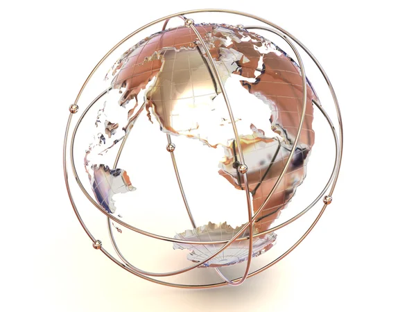 Jorden. 3D — Stockfoto