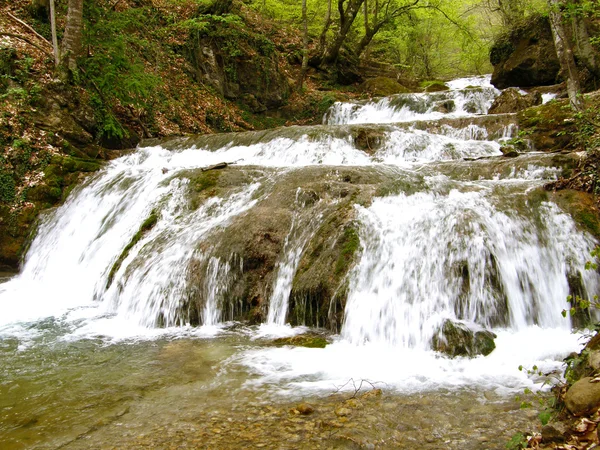 stock image Waterfall Jur-Jur in Cremea.