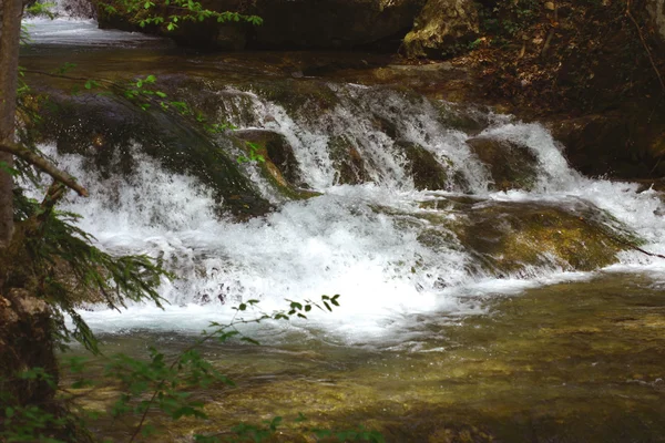 stock image Waterfall Jur-Jur in Cremea.