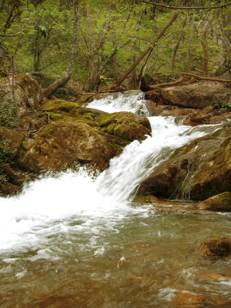 stock image Waterfall Jur-Jur in Cremea.