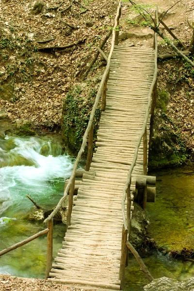 stock image Wood bridge