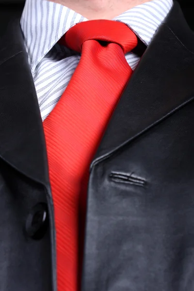 Oblek s kravatou. pozadí. — Stock fotografie