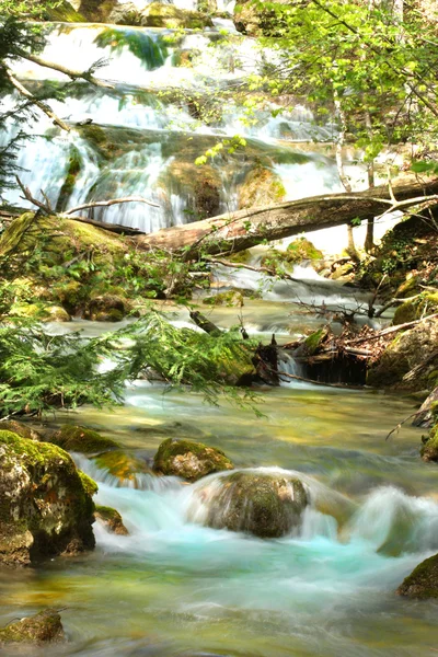 stock image Waterfall Jur-Jur in Cremea.