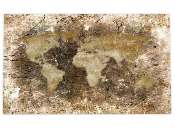 Стародавню карту — стокове фото
