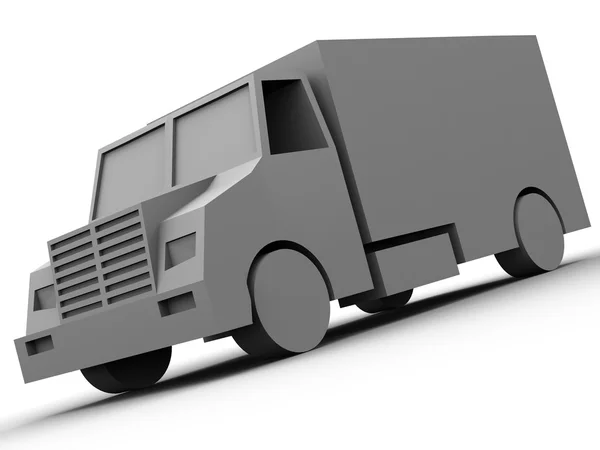 Model of trailer — Stock Photo, Image