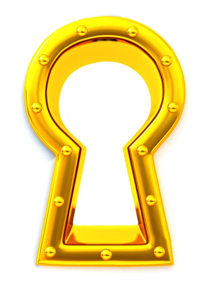 Keyhole. 3d — Stock Photo, Image