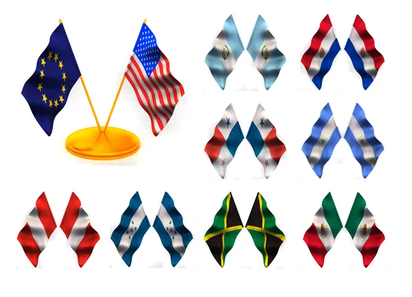 Bandiere americane 2 — Foto Stock