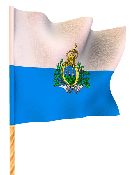Flag. San-Marino — Stock Photo, Image