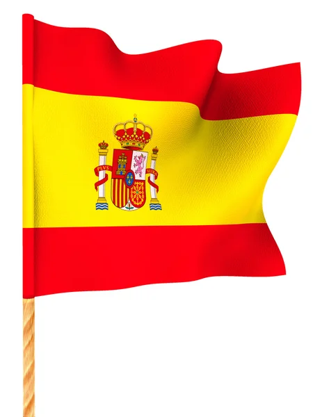 Flagge zeigen. Spaine — Stockfoto