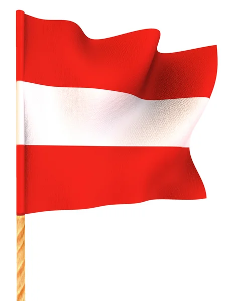 Bandera. Austria — Foto de Stock