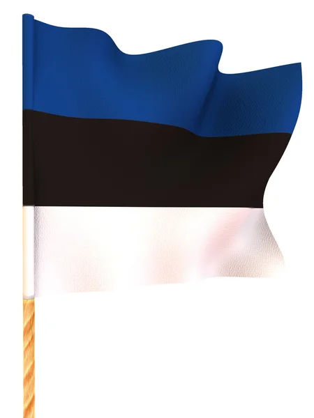 Vlag. Estland — Stockfoto