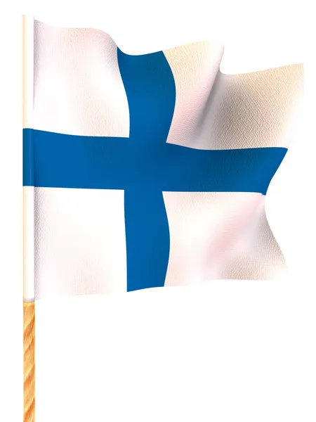 Прапор. Фінляндія — стокове фото