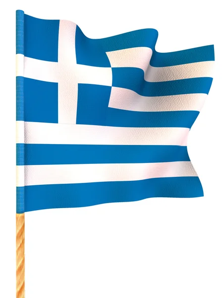 Σημαία. Ελλάδα — Φωτογραφία Αρχείου