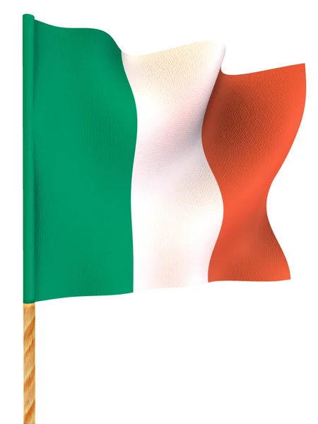Flaga. Irlandia — Zdjęcie stockowe