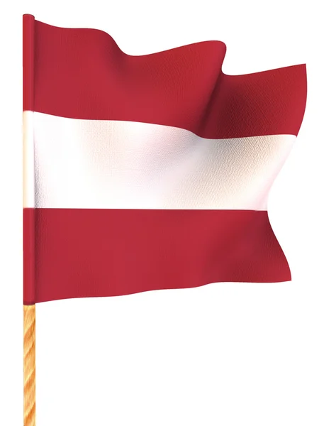 Bandeira. Letónia — Fotografia de Stock