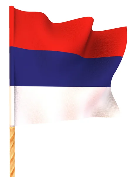 Zászló. Montenegró — Stock Fotó