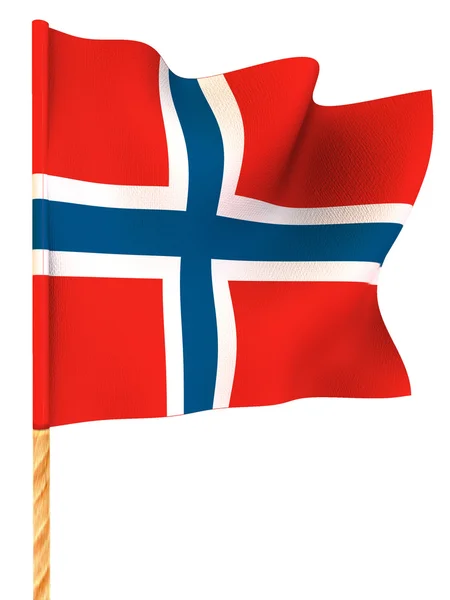 Флаг. Норвегия — стоковое фото