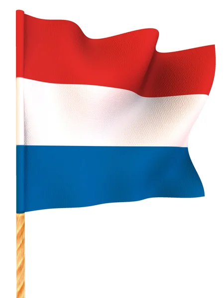 Flagge zeigen. Niederlande — Stockfoto