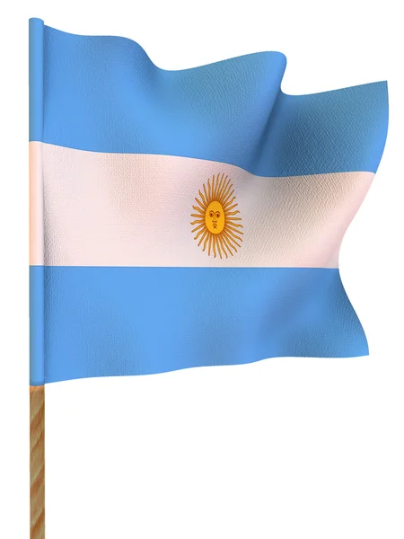 旗だ。アルゼンチン. — ストック写真