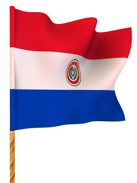 Lippu. Paraguay — kuvapankkivalokuva