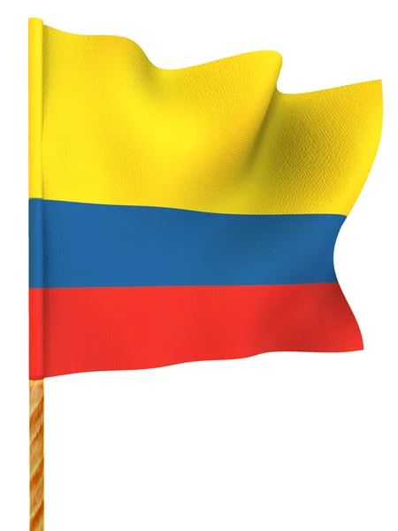 플래그입니다. 콜롬비아. — 스톡 사진