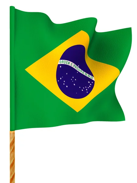 Bandeira. Brasil . — Fotografia de Stock