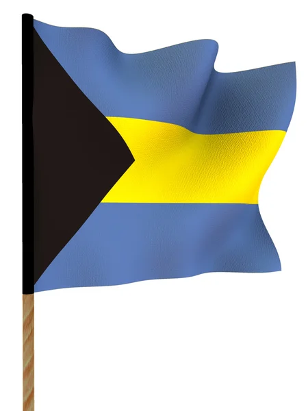 Vlajka. Bahamy — Stock fotografie