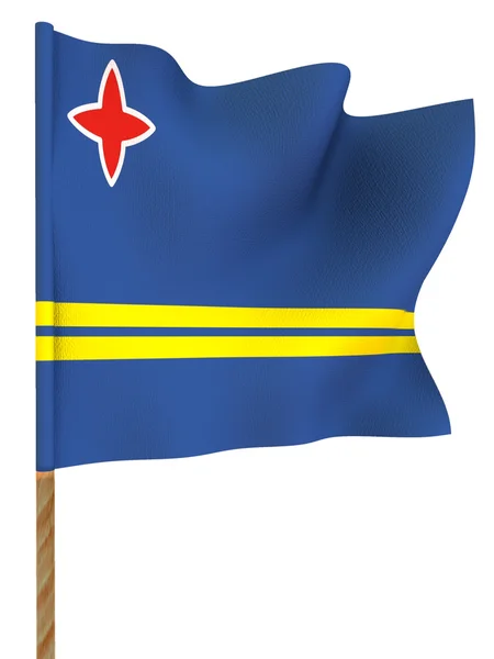 Flag. Aruba. — Stock Photo, Image