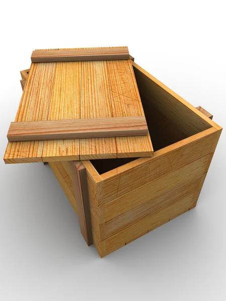 Crate. 3d — Stock Photo, Image