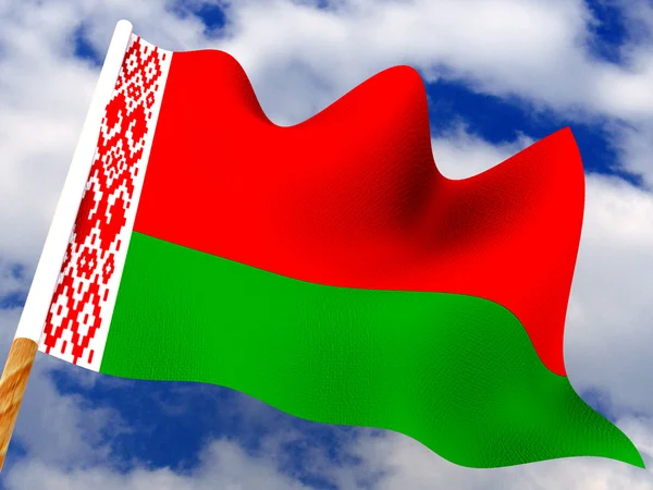 Bandiera. Bielorussia — Foto Stock