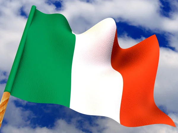 Flagge zeigen. irland — Stockfoto