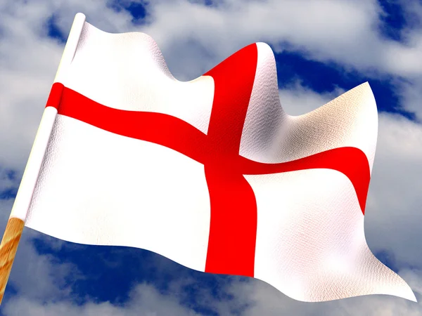 Flagge zeigen. England — Stockfoto