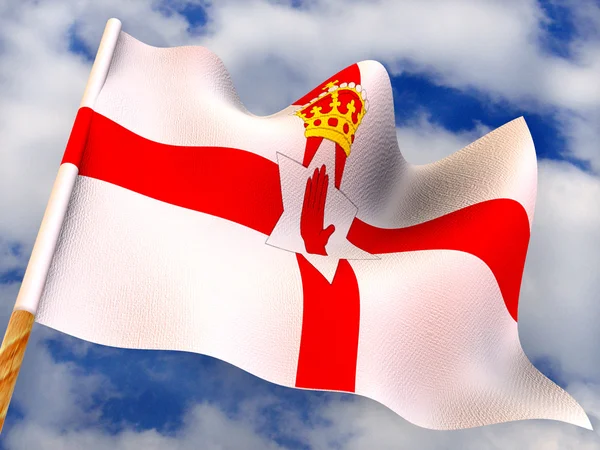 Flagge zeigen. Nordirland — Stockfoto