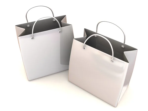 शॉपिंग बैग 3 डी — स्टॉक फ़ोटो, इमेज