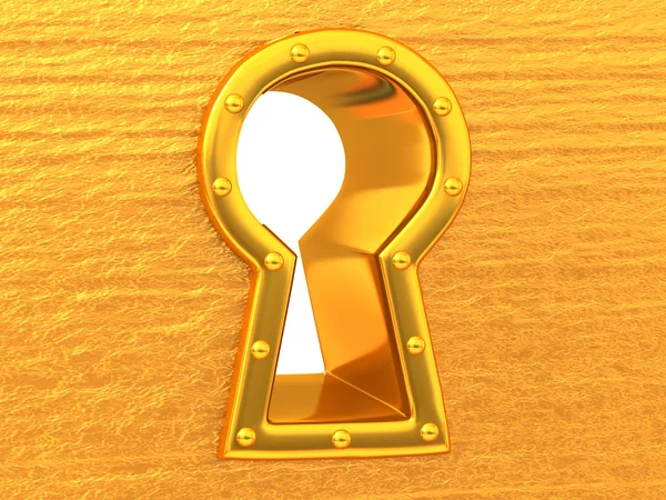 Keyhole. 3d — Stock Photo, Image