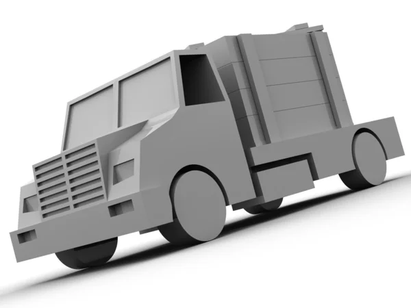 Model of trailer — Stock Photo, Image