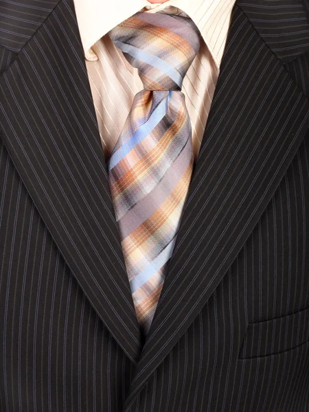 Kostym med slips. bakgrund. — Stockfoto