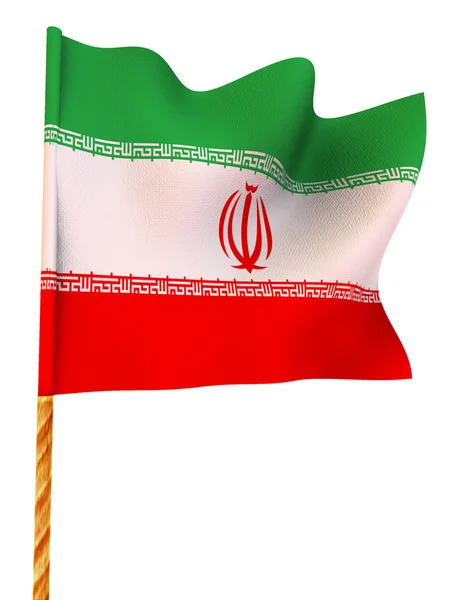Прапор. Іран — стокове фото