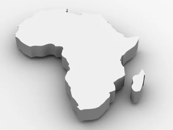 Африка. 3d — стоковое фото